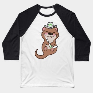 Jake The Hockey Otter Baseball T-Shirt